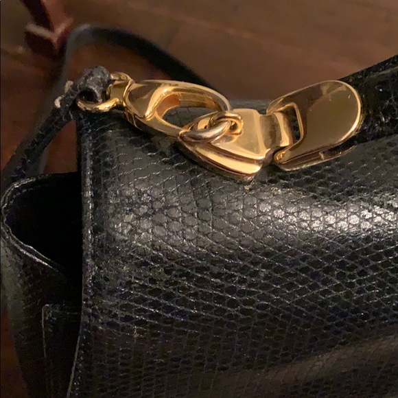 Antonio Scepi Blue Leather Satchel Made in Italy - Picture 5 of 13